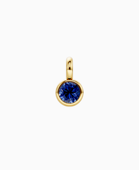 Royal Blue Lab Sapphire / Round / 1ct