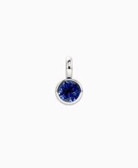 Royal Blue Lab Sapphire / Round / 1ct