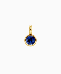 Royal Blue Lab Sapphire / Round / 1ct