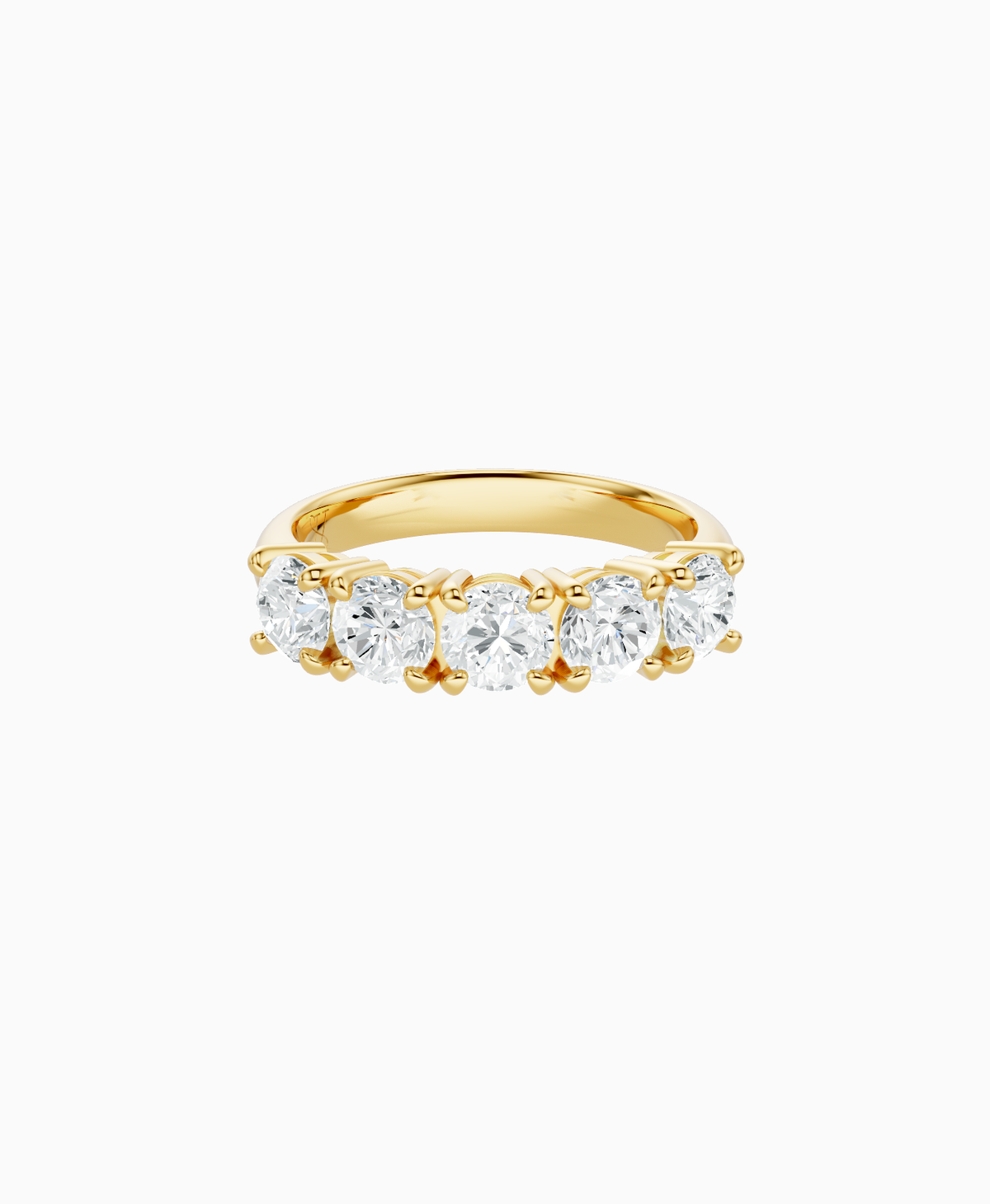 Signature 5-Stone Ring - 9K Yellow Gold