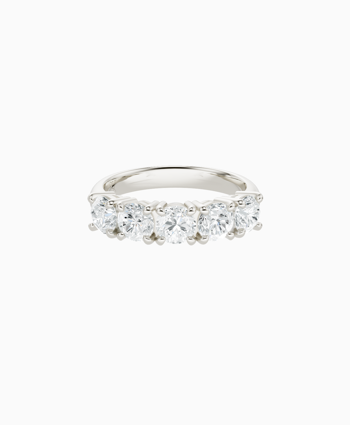 Signature 5-Stone Ring - 18K White Gold
