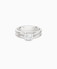White Lab Diamond / Cushion / 0.5ct