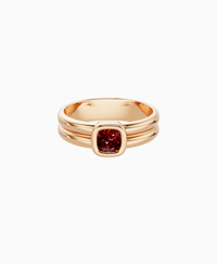 Pigeon Blood Lab Ruby / Cushion / 0.5ct