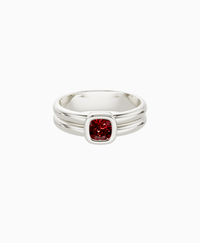 Pigeon Blood Lab Ruby / Cushion / 0.5ct