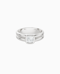 White Lab Diamond / Cushion / 0.5ct