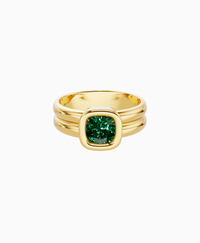 Zambian Lab Emerald / Cushion / 1ct