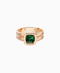 Zambian Lab Emerald / Cushion / 1ct