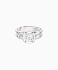 White Lab Diamond / Cushion / 1ct