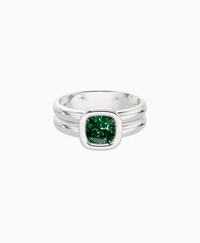 Zambian Lab Emerald / Cushion / 1ct