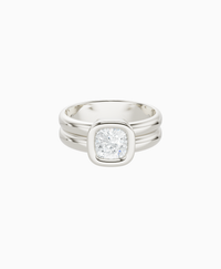 White Lab Diamond / Cushion / 1ct