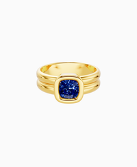 Royal Blue Lab Sapphire / Cushion / 1ct