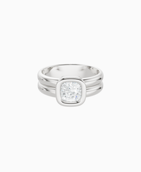 White Lab Diamond / Cushion / 1ct