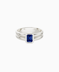 Royal Blue Lab Sapphire / Emerald (NS) / 0.5ct