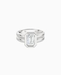 White Lab Diamond / Emerald (NS) / 1ct
