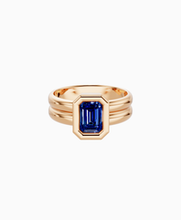 Royal Blue Lab Sapphire / Emerald (NS) / 1ct