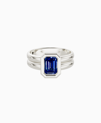 Royal Blue Lab Sapphire / Emerald (NS) / 1ct