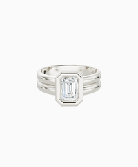 White Lab Diamond / Emerald (NS) / 1ct