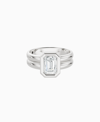 White Lab Diamond / Emerald (NS) / 1ct