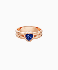 Royal Blue Lab Sapphire / Heart / 0.5ct