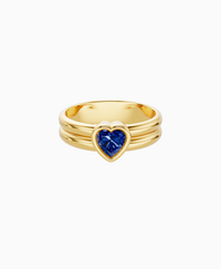 Royal Blue Lab Sapphire / Heart / 0.5ct