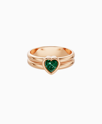 Zambian Lab Emerald / Heart / 0.5ct