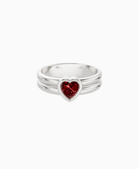 Pigeon Blood Lab Ruby / Heart / 0.5ct