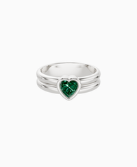 Zambian Lab Emerald / Heart / 0.5ct