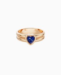 Royal Blue Lab Sapphire / Heart / 0.5ct