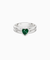 Zambian Lab Emerald / Heart / 0.5ct