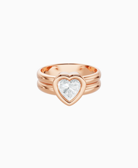 White Lab Diamond / Heart / 1ct