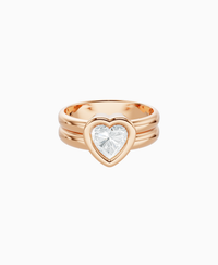 White Lab Diamond / Heart / 1ct