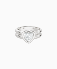 White Lab Diamond / Heart / 1ct