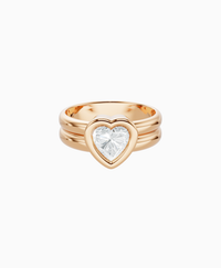 White Lab Diamond / Heart / 1ct