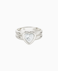 White Lab Diamond / Heart / 1ct
