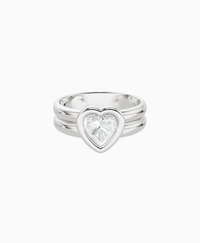 White Lab Diamond / Heart / 1ct