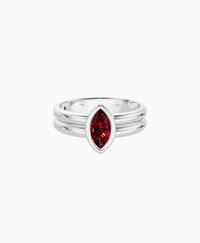 Pigeon Blood Lab Ruby / Marquise (NS) / 0.5ct