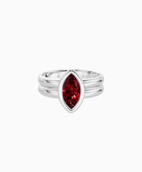 Pigeon Blood Lab Ruby / Marquise (NS) / 1ct