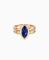 Royal Blue Lab Sapphire / Marquise (NS) / 1ct