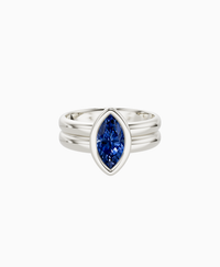 Royal Blue Lab Sapphire / Marquise (NS) / 1ct