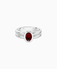 Pigeon Blood Lab Ruby / Oval (NS) / 0.5ct
