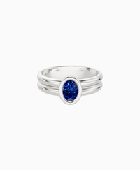 Royal Blue Lab Sapphire / Oval (NS) / 0.5ct