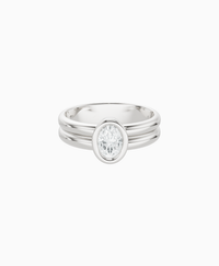 White Lab Diamond / Oval (NS) / 0.5ct
