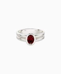 Pigeon Blood Lab Ruby / Oval (NS) / 0.5ct