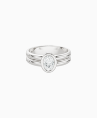 White Lab Diamond / Oval (NS) / 0.5ct