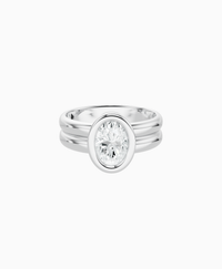 White Lab Diamond / Oval (NS) / 1ct