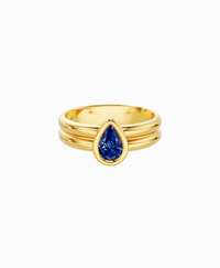 Royal Blue Lab Sapphire / Pear (NS) / 0.5ct
