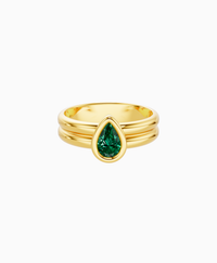 Zambian Lab Emerald / Pear (NS) / 0.5ct