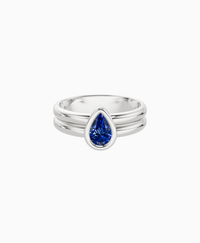 Royal Blue Lab Sapphire / Pear (NS) / 0.5ct