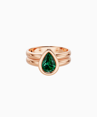 Zambian Lab Emerald / Pear (NS) / 1ct
