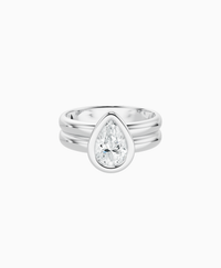 White Lab Diamond / Pear (NS) / 1ct